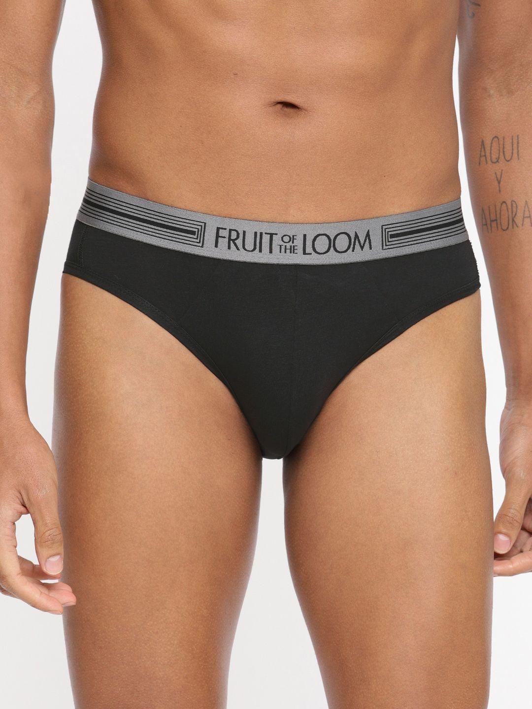 fruit of the loom men mid-rise hipster briefs mhb20-a1s1-black-9591907