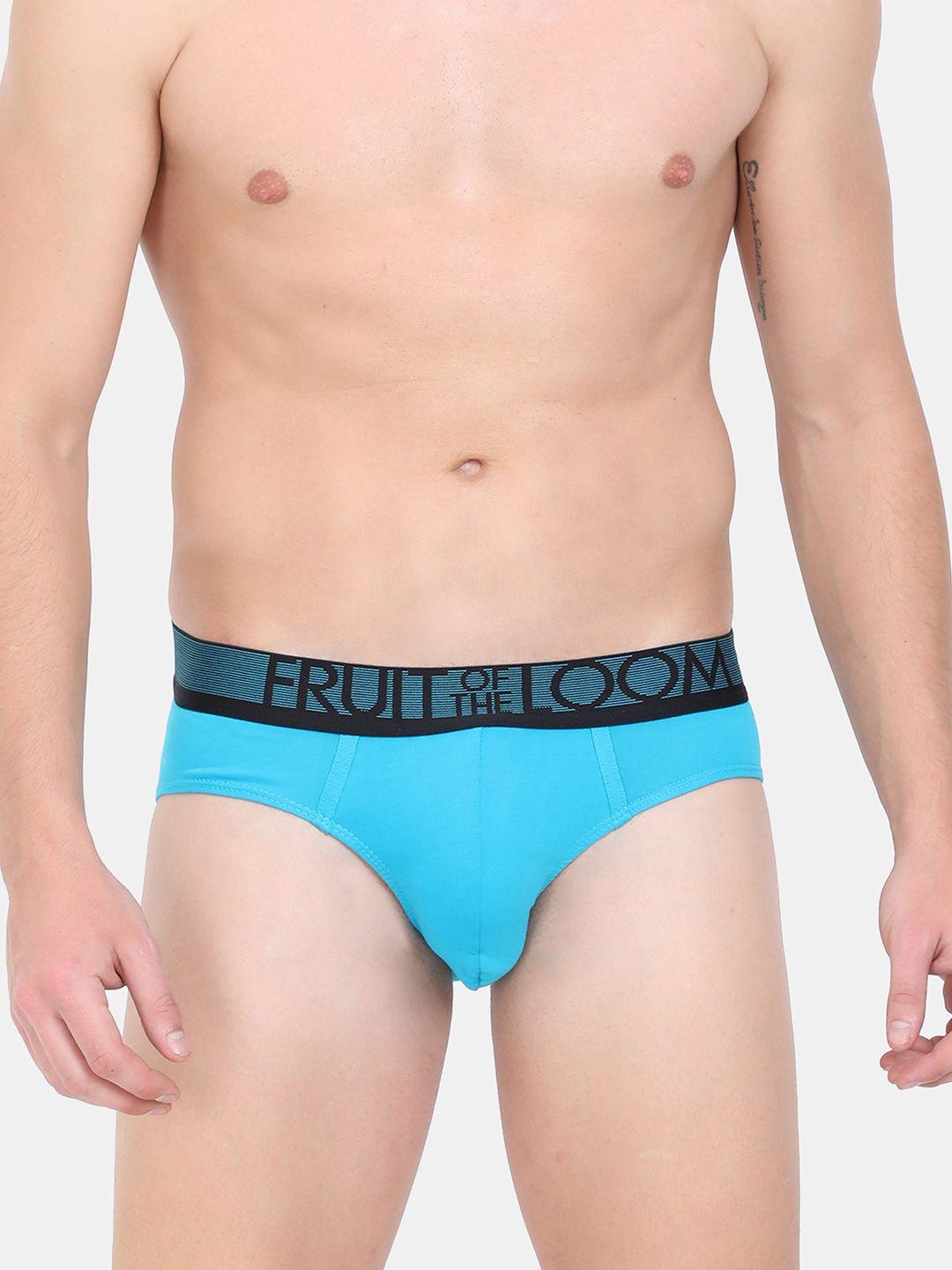 fruit of the loom men blue solid basic briefs mhb08-a1s3