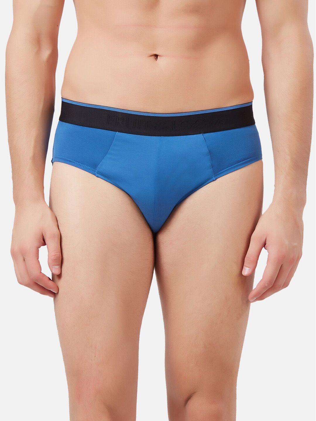 fruit of the loom men blue solid basic briefs mhb09-a1s1