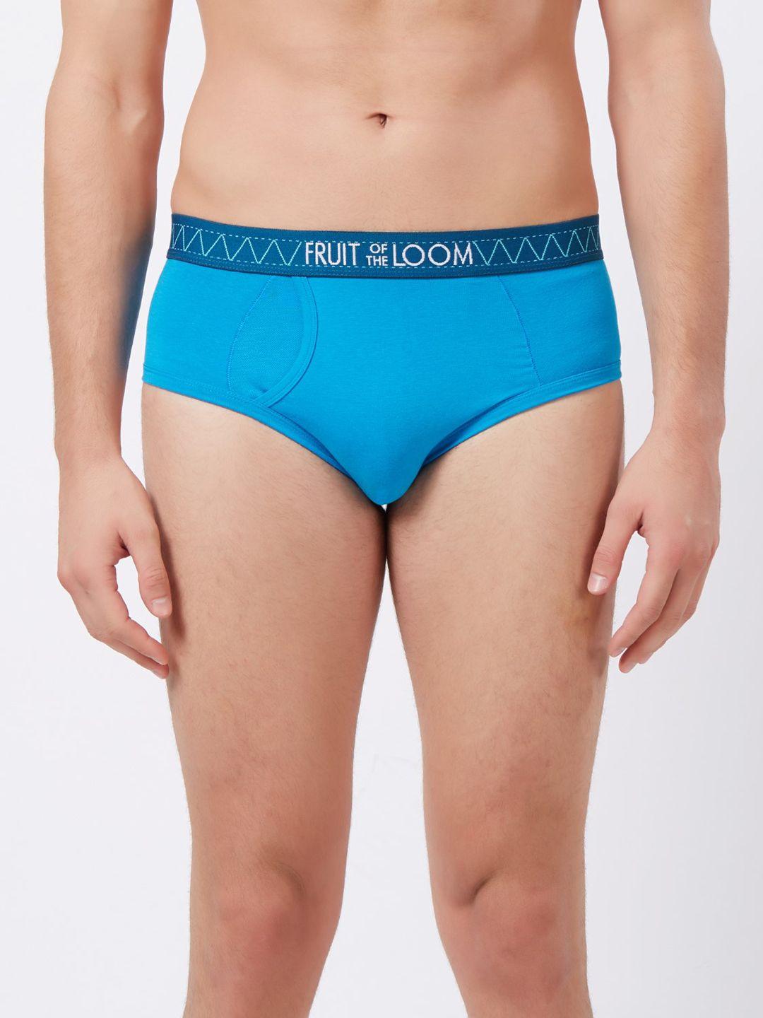 fruit of the loom men blue solid hip briefs mhb12-n-a1s2
