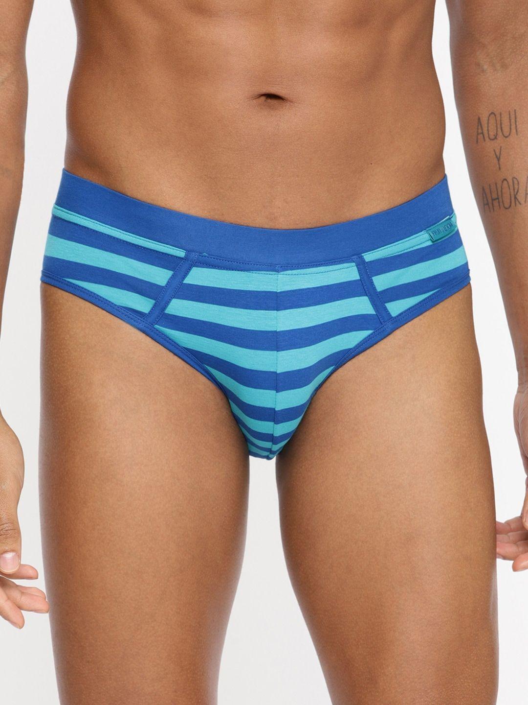 fruit of the loom men blue striped briefs mhb19-a1s4