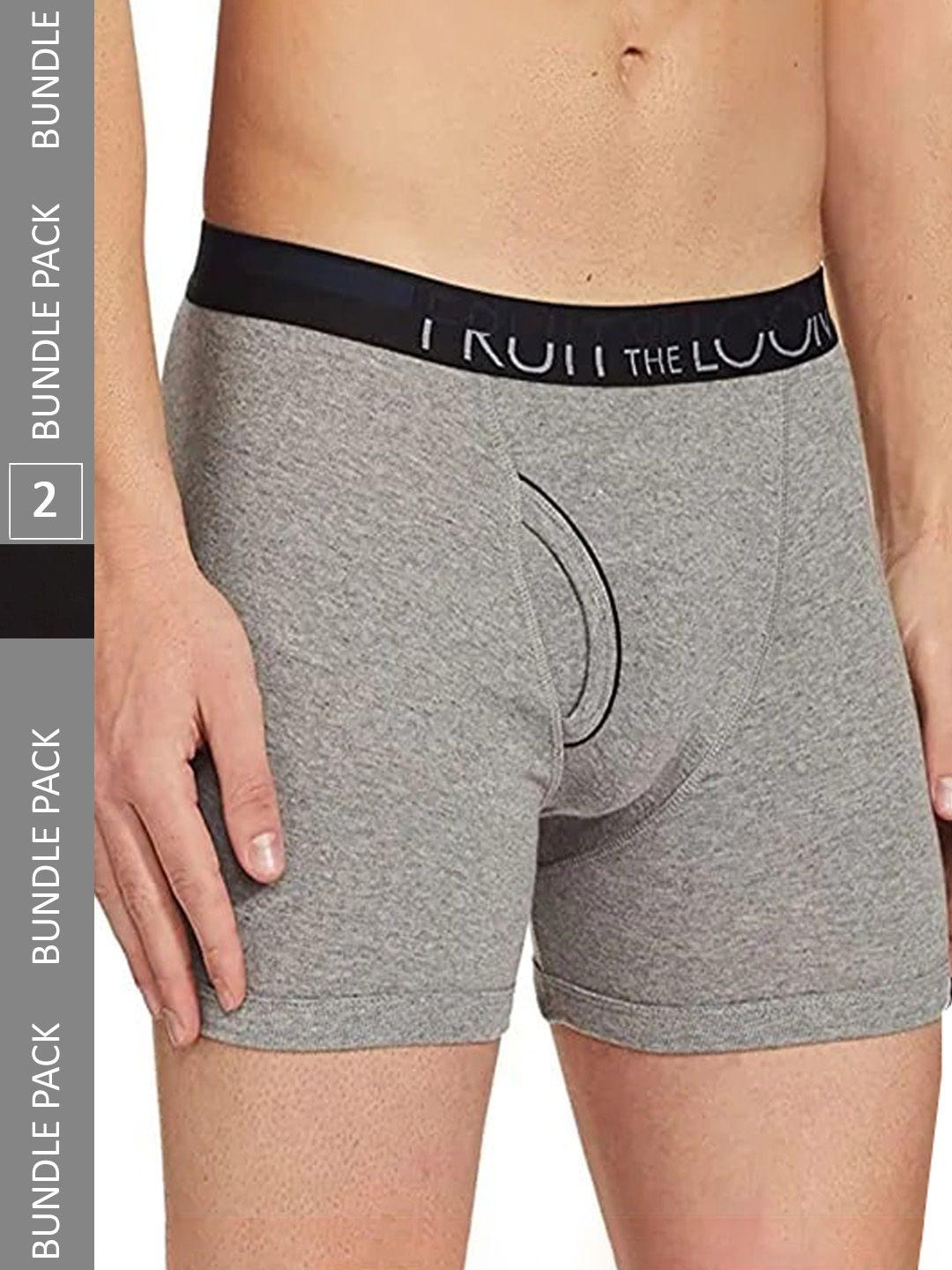 fruit of the loom men pack of 2 assorted soft & comfortable pure cotton trunks