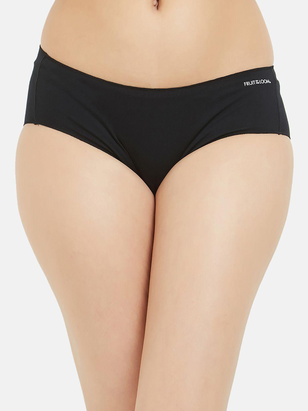 fruit of the loom women black solid hipster briefs fhps04-a1s1