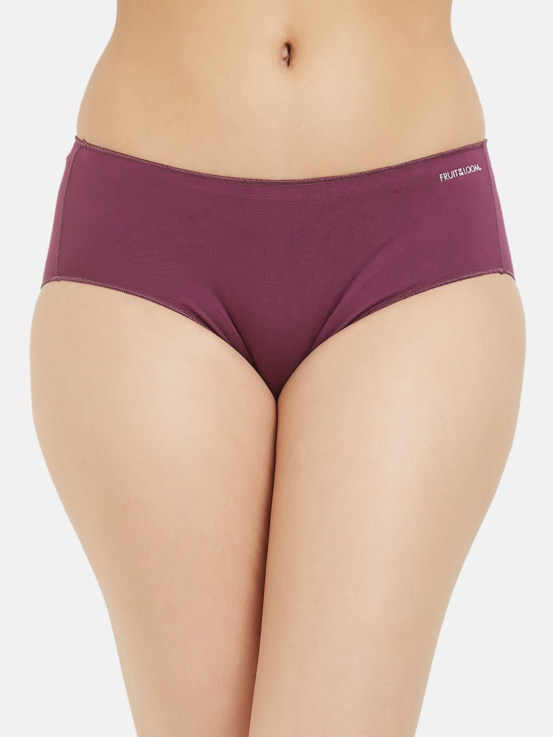 fruit of the loom women purple solid hipster briefs fhps04-a1s3