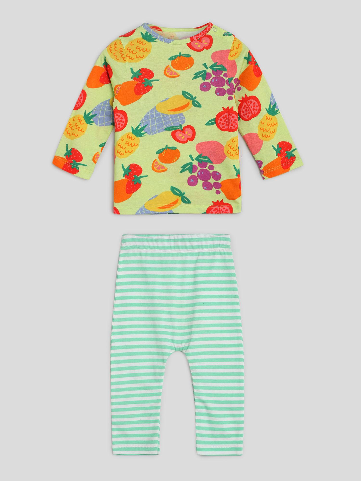 fruits & vegie tee & pant (set of 2)