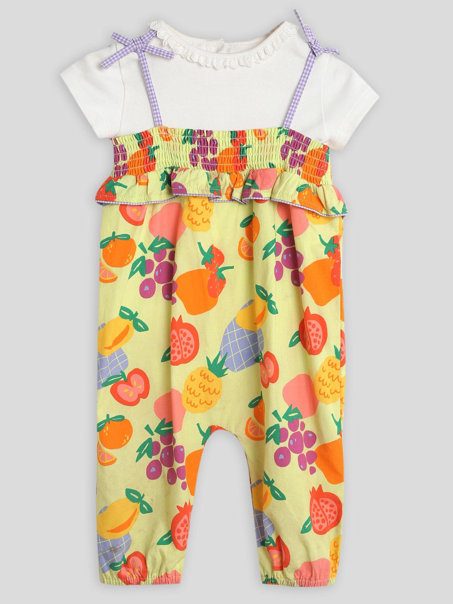 fruity romper with bodysuit (set of 2)