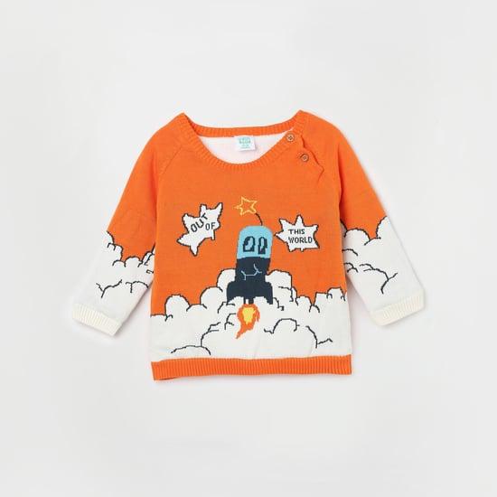 fs mini klub boys printed sweater