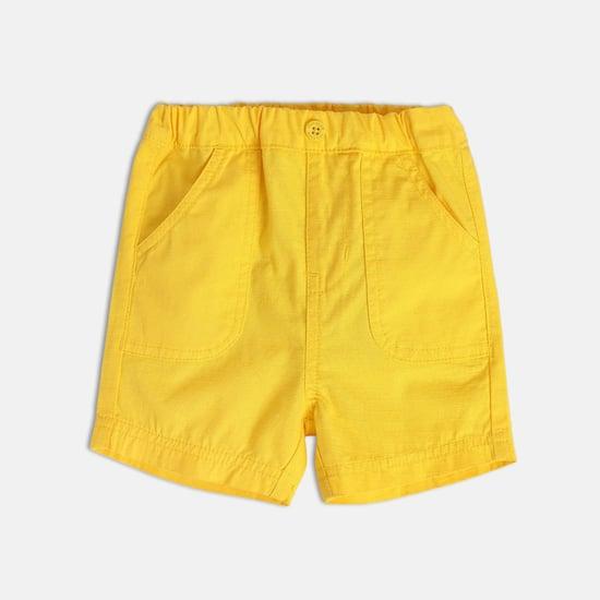 fs mini klub boys solid regular fit shorts