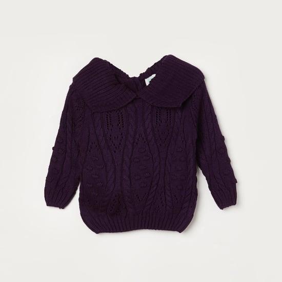 fs mini klub girls textured sweater set