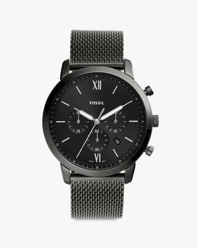 fs5699 chronograph watch with mesh strap