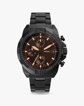 fs5851 water-resistant chronograph watch