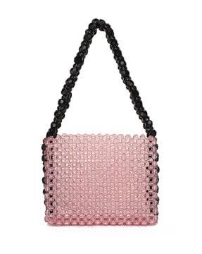 fstone-studded handbag