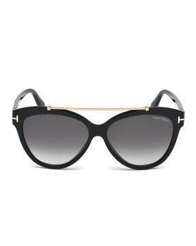 ft0518 58 01b uv-protected cat-eye sunglasses
