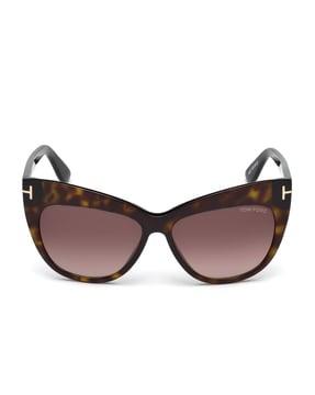 ft0523 56 52f uv-protected cat-eye sunglasses