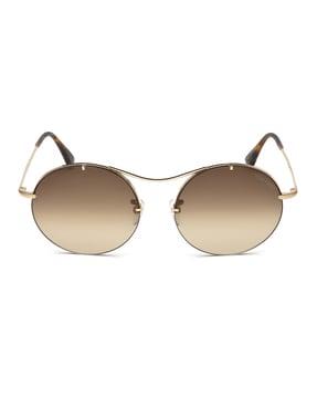 ft0565 58 28f half-rim circular sunglasses