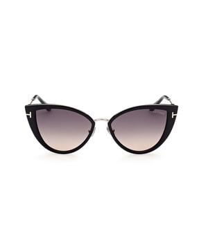 ft0868 57 01b uv-protected cat-eye sunglasses