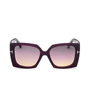ft0921 54 81b full-rim square sunglasses