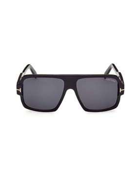 ft0933 58 01a uv-protected full-rim square sunglasses