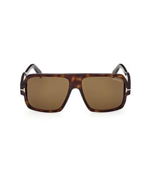 ft0933 58 52j uv-protected full-rim square sunglasses