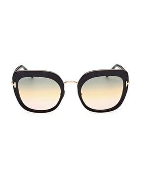 ft0945 55 01b uv-protected cat-eye sunglasses