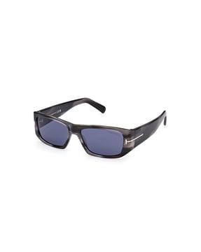 ft0986 56 20v uv-protected rectangular sunglasses