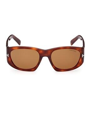 ft0987 53 53e full-rim square sunglasses