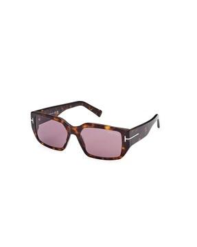 ft0989 56 52y uv-protected rectangular sunglasses