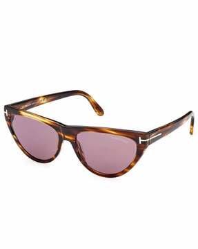 ft0990 56 55y full-rim cat-eye sunglasses