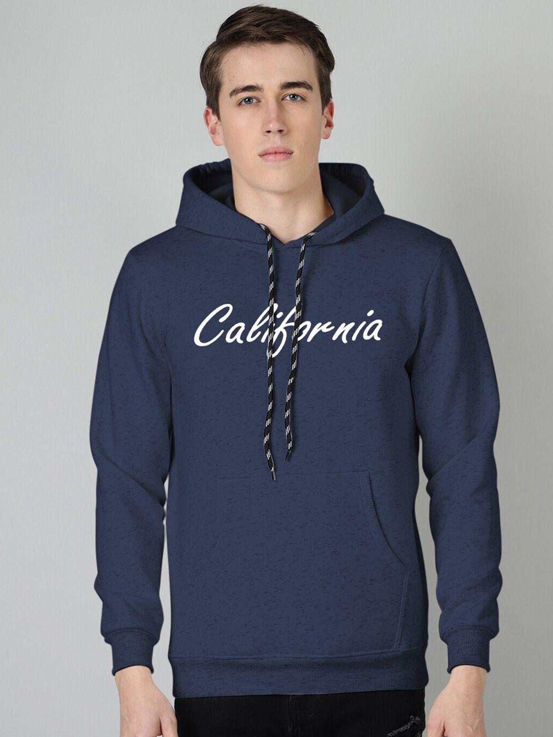 ftx typography printed hooded fleece pullover sweatshirt