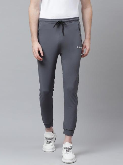 fuaark grey slim fit sports joggers