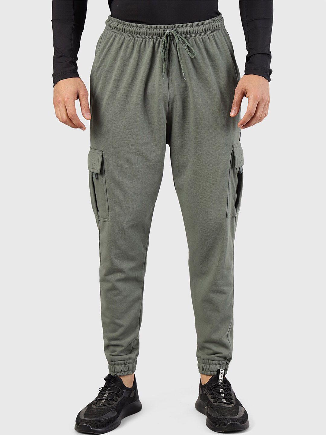 fuaark men flex relaxed fit mid rise antimicrobial sports joggers