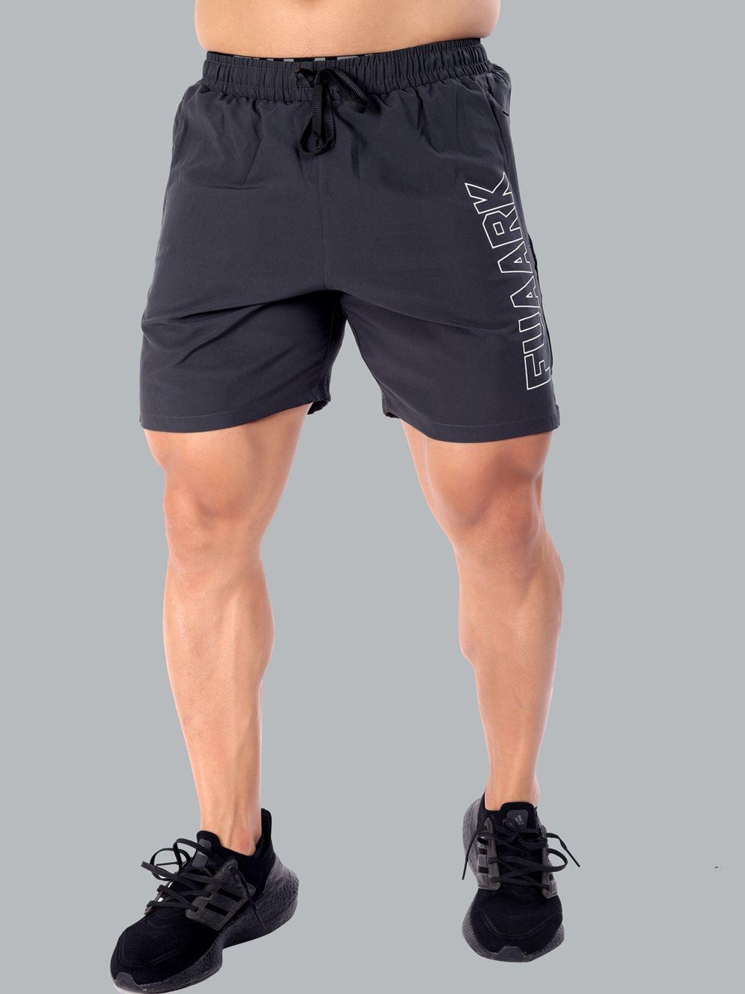 fuaark men mid-rise regular fit rapid dry training or gym sports shorts