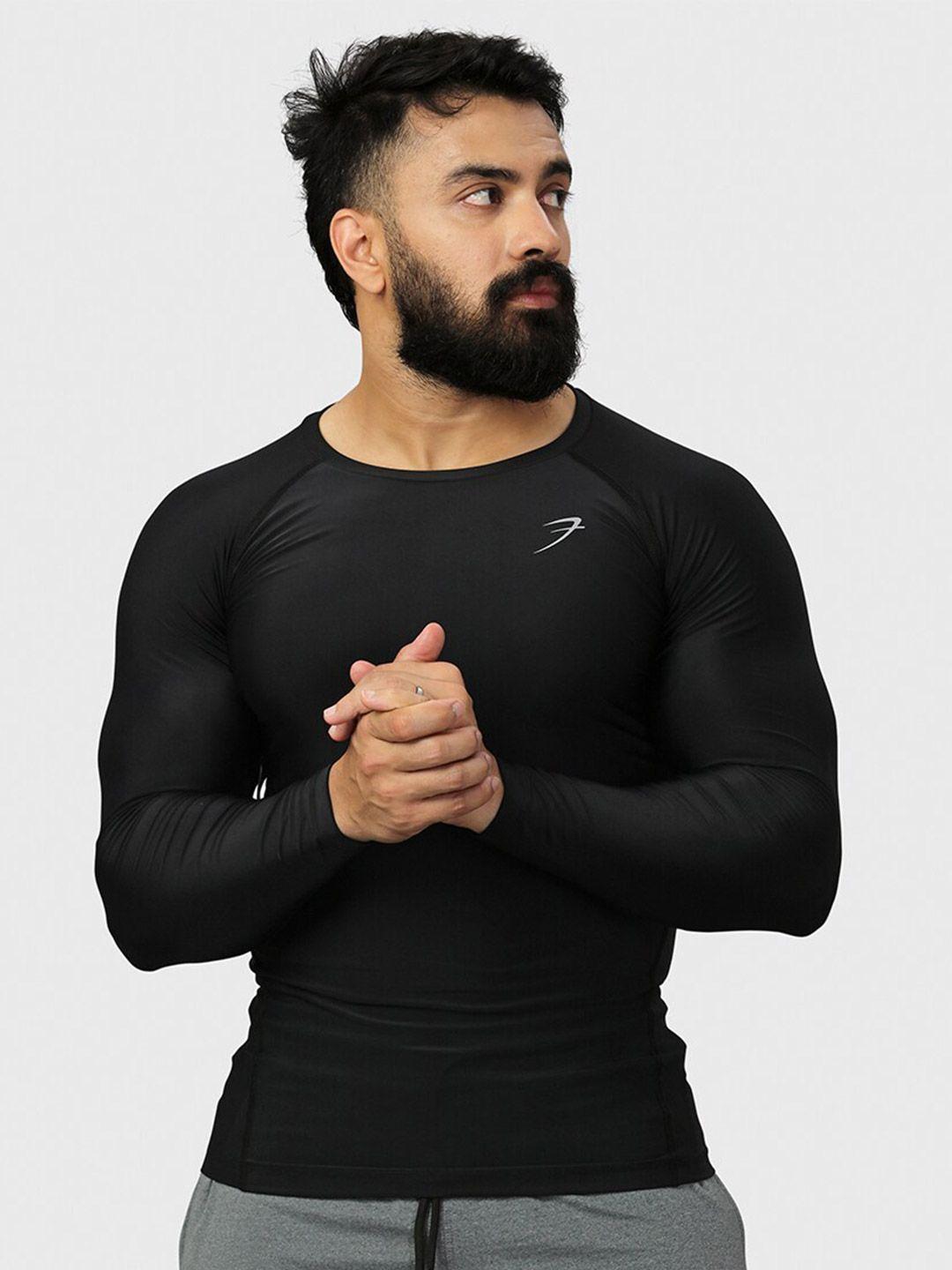 fuaark round neck anti odour compression fit t-shirt