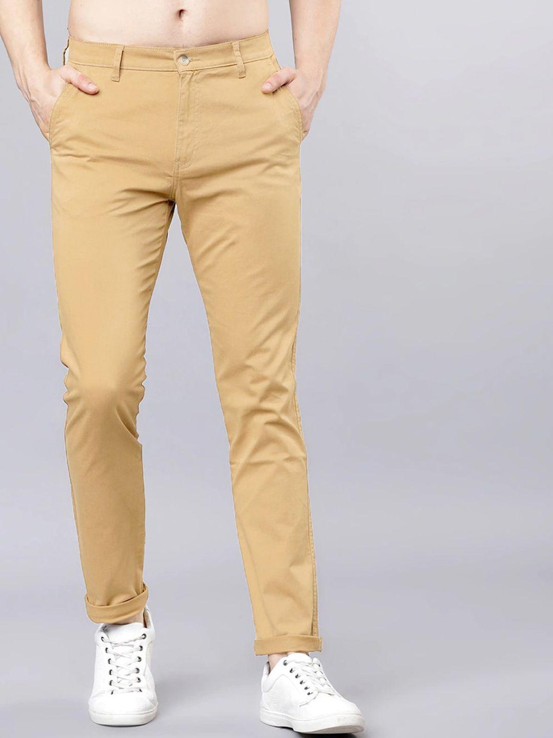 fubar men comfort easy wash chinos trousers