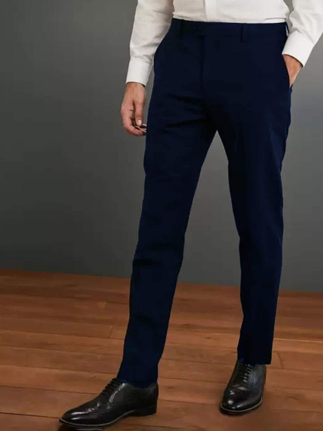 fubar men relaxed easy wash formal trousers