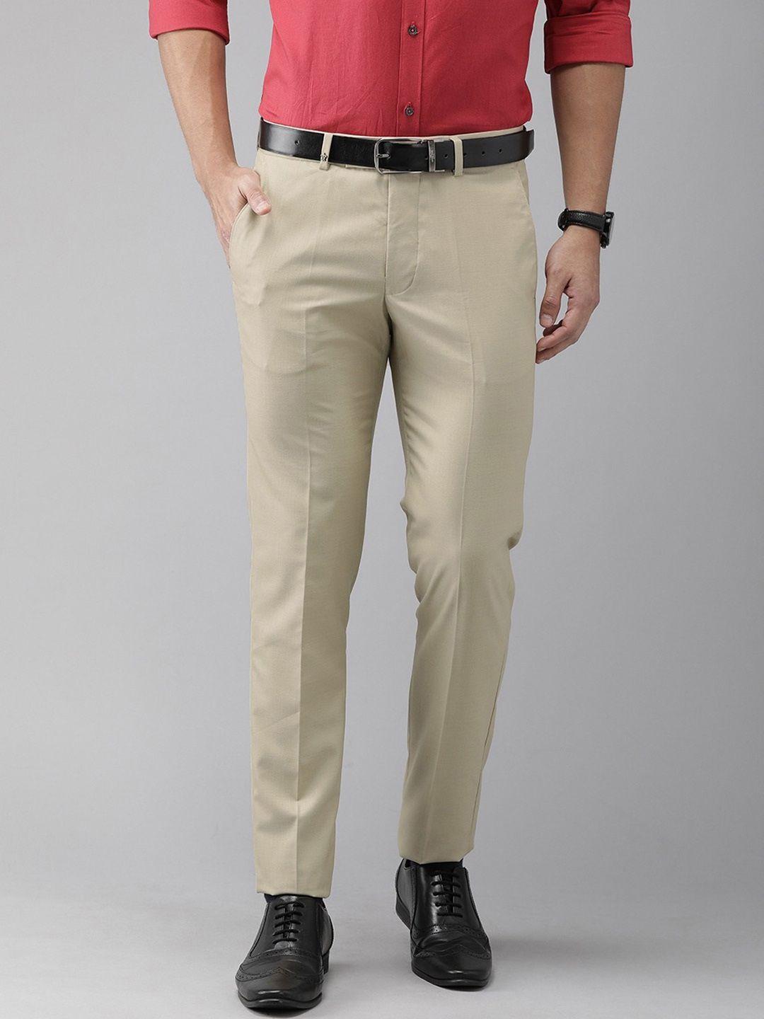 fubar men relaxed easy wash formal trousers