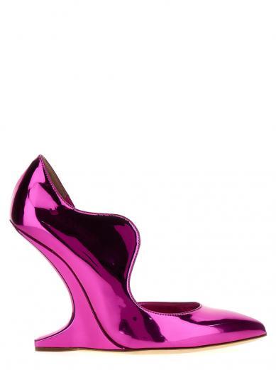 fuchsia blastic pumps