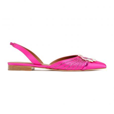 fuchsia slingback sandals