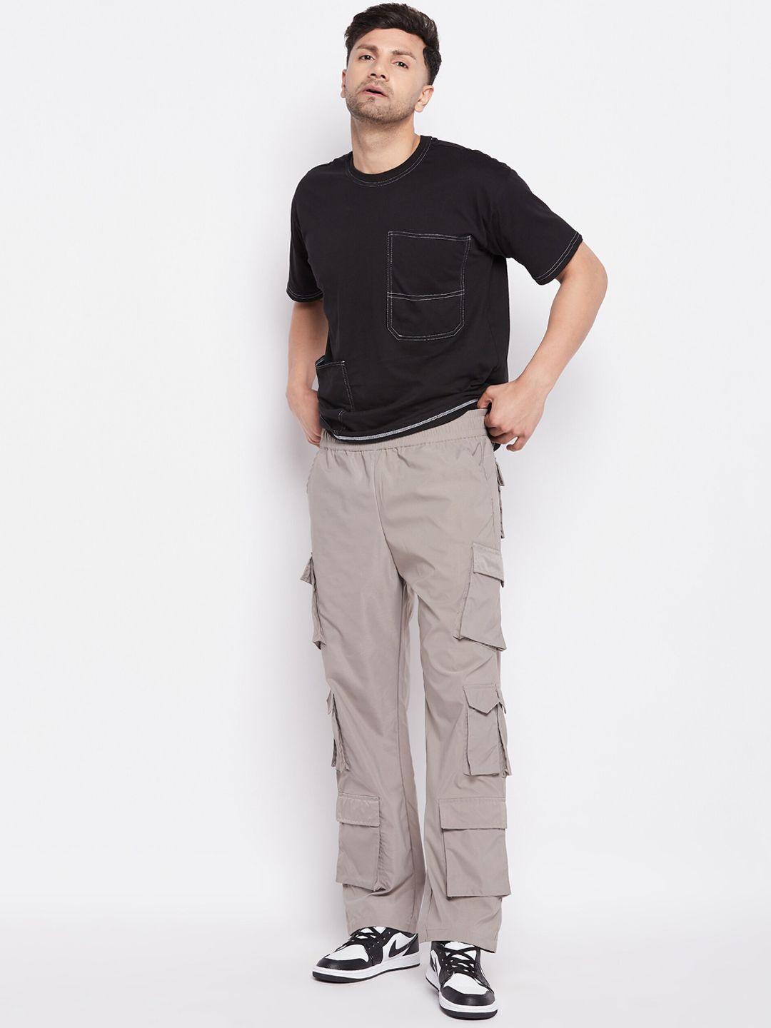 fugazee men mid-rise regular-fit cargos