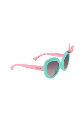 full rim oval uv protected sunglasses for kids