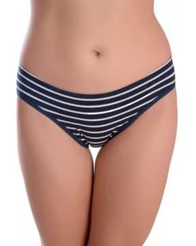 full-coverage bikinis with elasticated waist