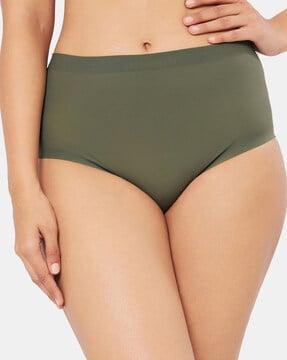 full coverage high-rise seamless vanish full brief panty - pan11411