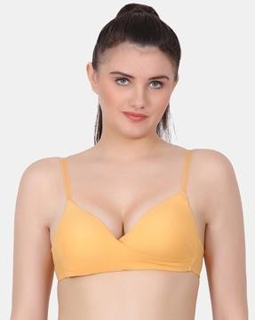 full-coverage lightly-padded bra