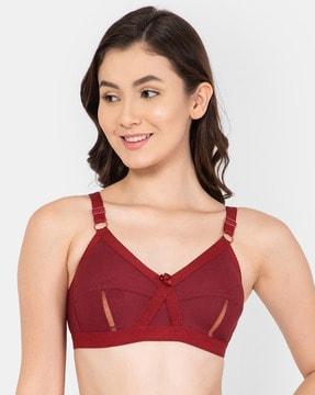 full coverage non-padded bra