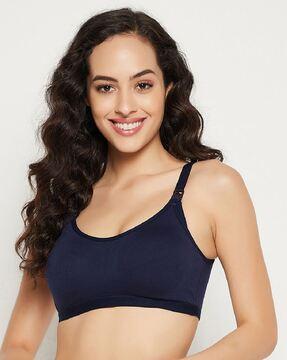 full-coverage non-wired nursing bra