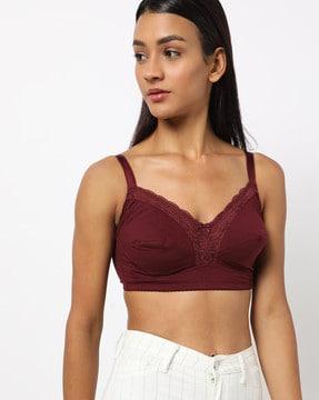 full-figure lace bra