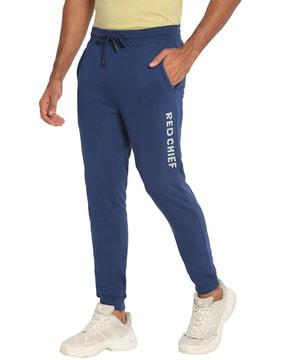 full-length joggers with drawstring waist