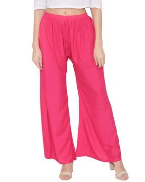 full length mid-rise palazzos