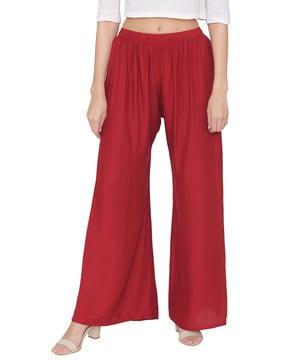 full length mid-rise palazzos