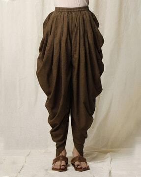 full length pleated dhoti pants